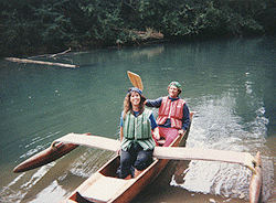 Canoe on the River Picture